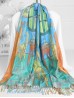 Sunflowers & Bedroom in Arles Double-sided Oil Painting Design Fashion Scarf